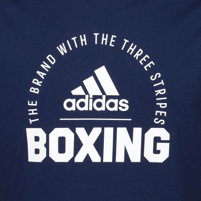 Clts21 B Adidas Boxing T Shirt Blue 05