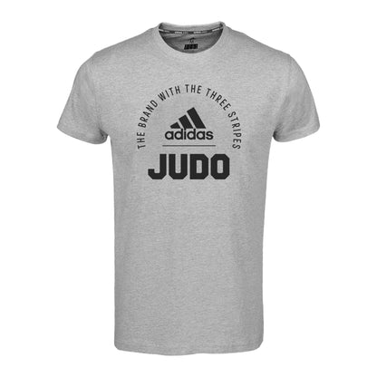 Clts21 J Adidas Judo T Shirt Grey 01