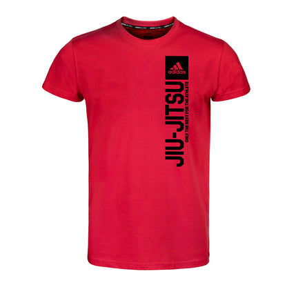 Clts21v Adidas Bjj Jiu Jitsu T Shirt Red 01