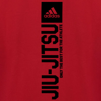 Clts21v Adidas Bjj Jiu Jitsu T Shirt Red 06