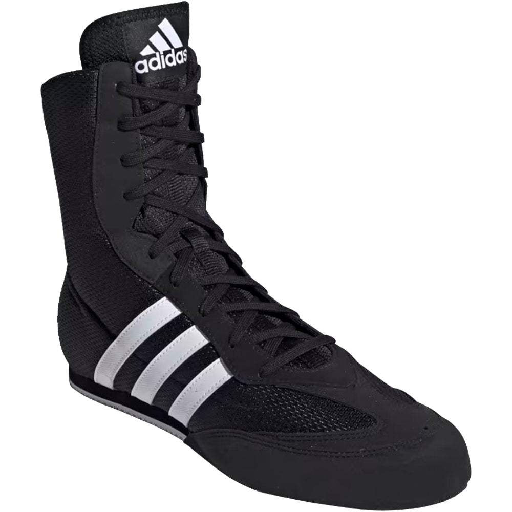 Fx0561 Adidas Boxing Boots Box Hog 2 Black White 01