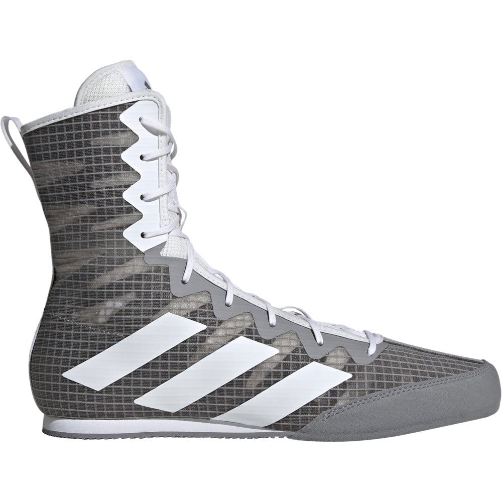 Hp9611 Adidas Boxing Boots Grey White 2