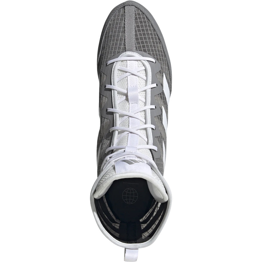 Hp9611 Adidas Boxing Boots Grey White 3