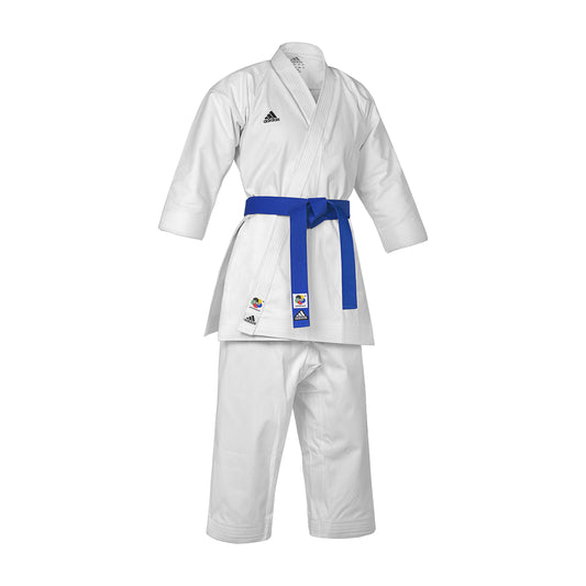 K999 Adidas Shori Kata Karate Gi Uniform White Wkf Approved 01