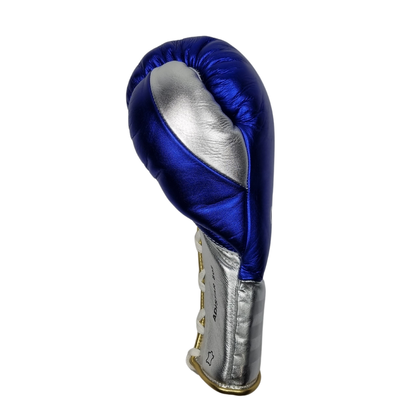 Speed 750 Adistar Fight Glove Metallic Blue Silver Gold 8oz (2)