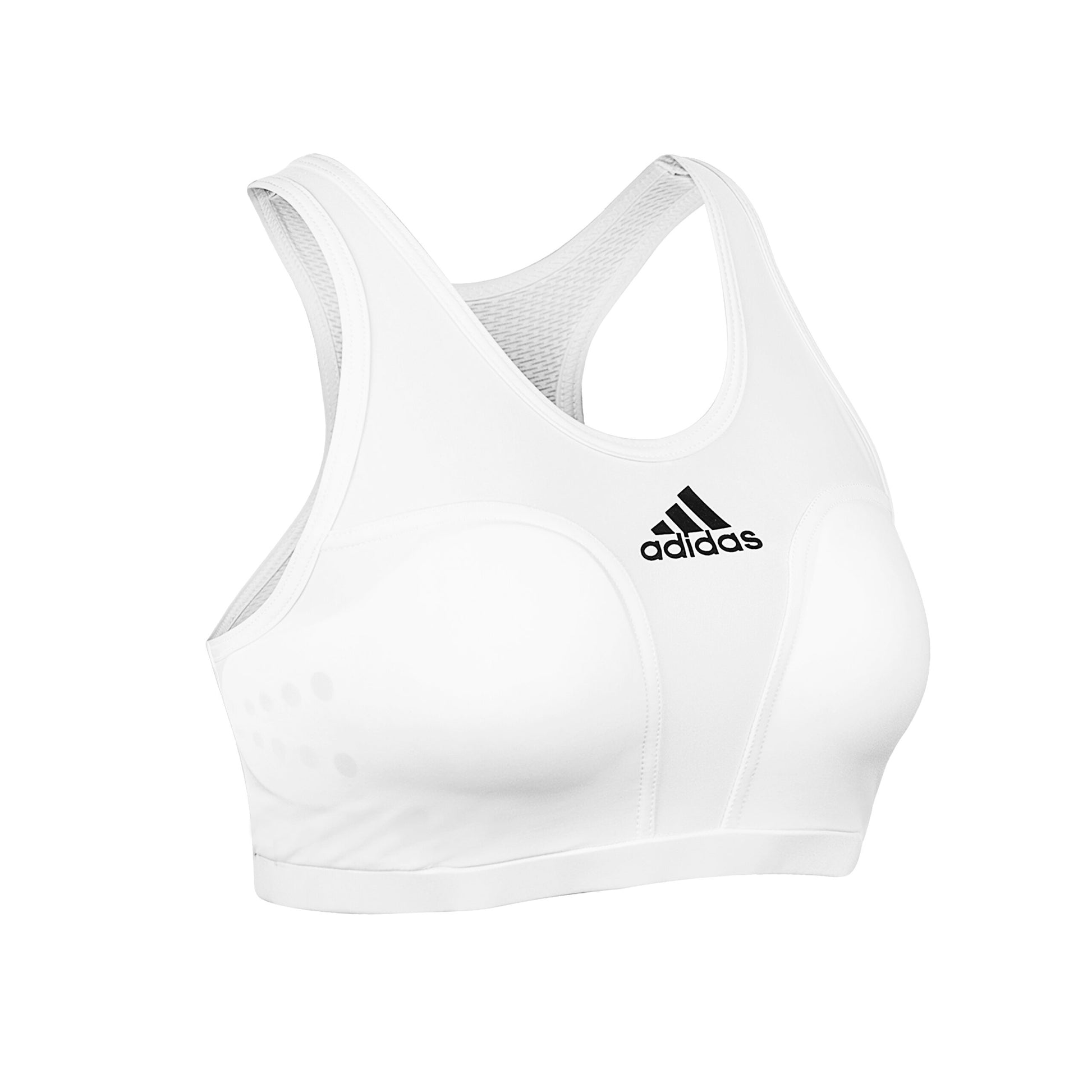 Adibp12 Adidas Wkf Approved Female Breast Protector White 02