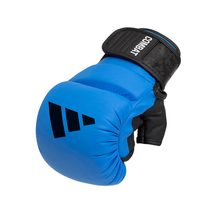 Adic50gg Adidas Combat 50 Grappling Glove Blue Black 01