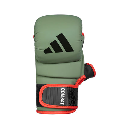 Adic50gg Adidas Combat 50 Grappling Glove Green Black 01