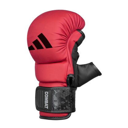 Adic50gg Adidas Combat 50 Grappling Glove Red Black 02