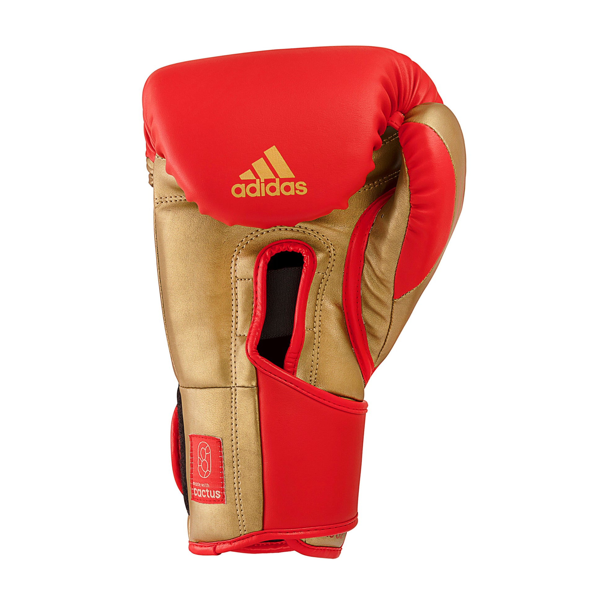 Adispd350tg Adidas Tilt 350 Pro Training Boxing Gloves Velcro Strap Red Gold 03