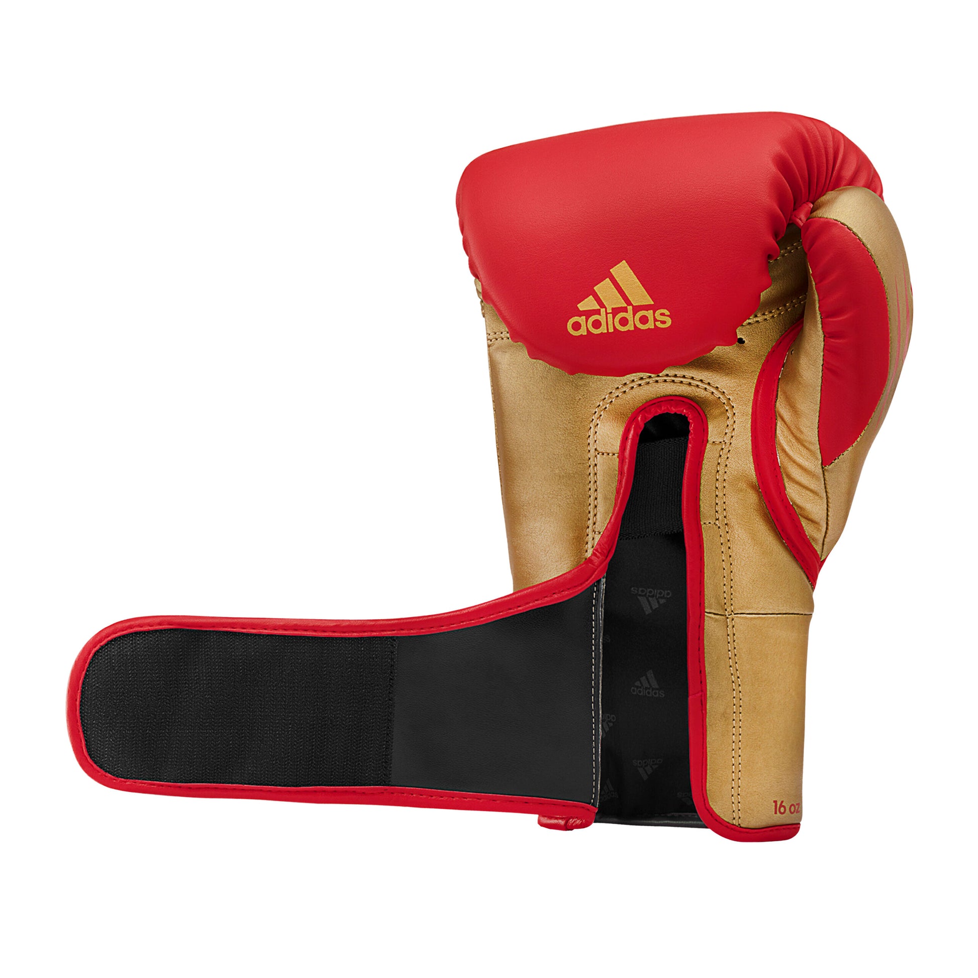 Adispd350tg Adidas Tilt 350 Pro Training Boxing Gloves Velcro Strap Red Gold 04