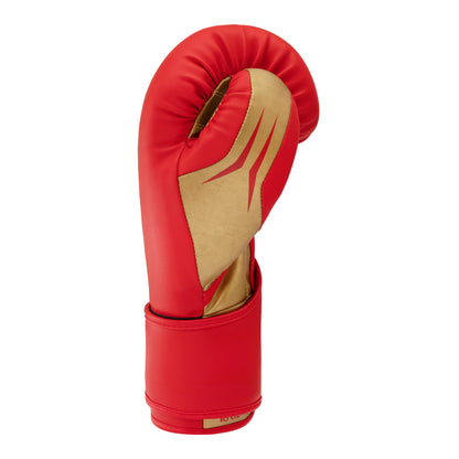 Adispd350tg Adidas Tilt 350 Pro Training Boxing Gloves Velcro Strap Red Gold 05