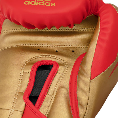 Adispd350tg Adidas Tilt 350 Pro Training Boxing Gloves Velcro Strap Red Gold 08