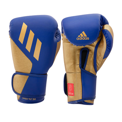Adispd350tg Adidas Tilt Speed 350 Boxiing Gloves Blue Gold 03