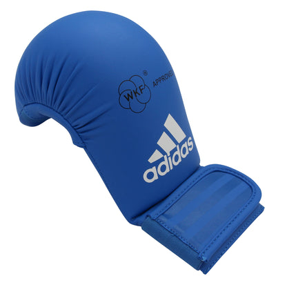 Adidas Wkf Approved Karate Mitts Blue 04