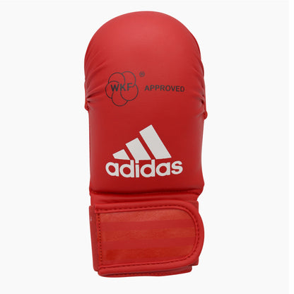 Adidas Wkf Approved Karate Mitts Red 02