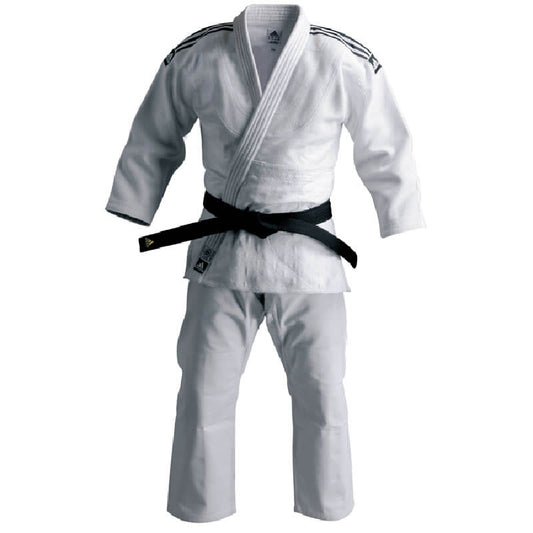 adidas White J930 Double Weave Judo Uniform